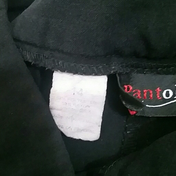 Pantology pants black stretch straight leg - Picture 6 of 6